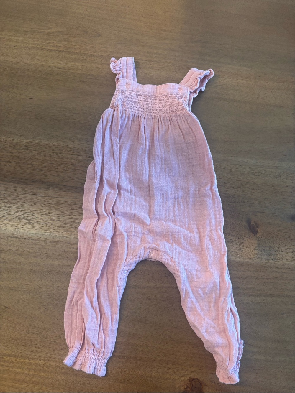 Angel Deal Organic Cotton Muslin Romper Coveralls Summer Rose Toddler 18-24M